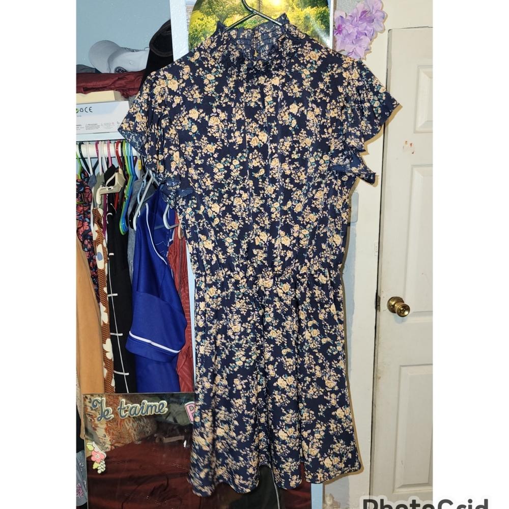 Blue flower dress